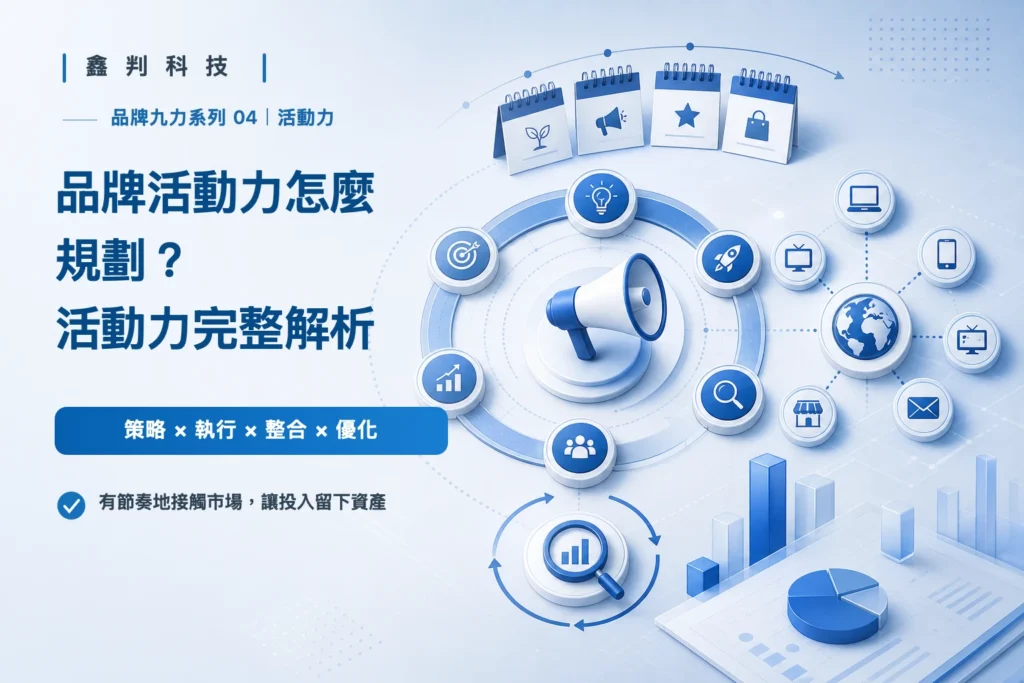品牌活動力怎麼規劃?活動力完整解析(品牌九力系列 04) 品牌活動力怎麼規劃?活動力完整解析(品牌九力系列 04)