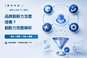 品牌創新力怎麼培養？創新力完整解析（品牌九力系列 08）