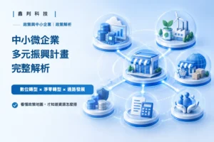 中小微企業多元振興計畫三策略三配套資源地圖